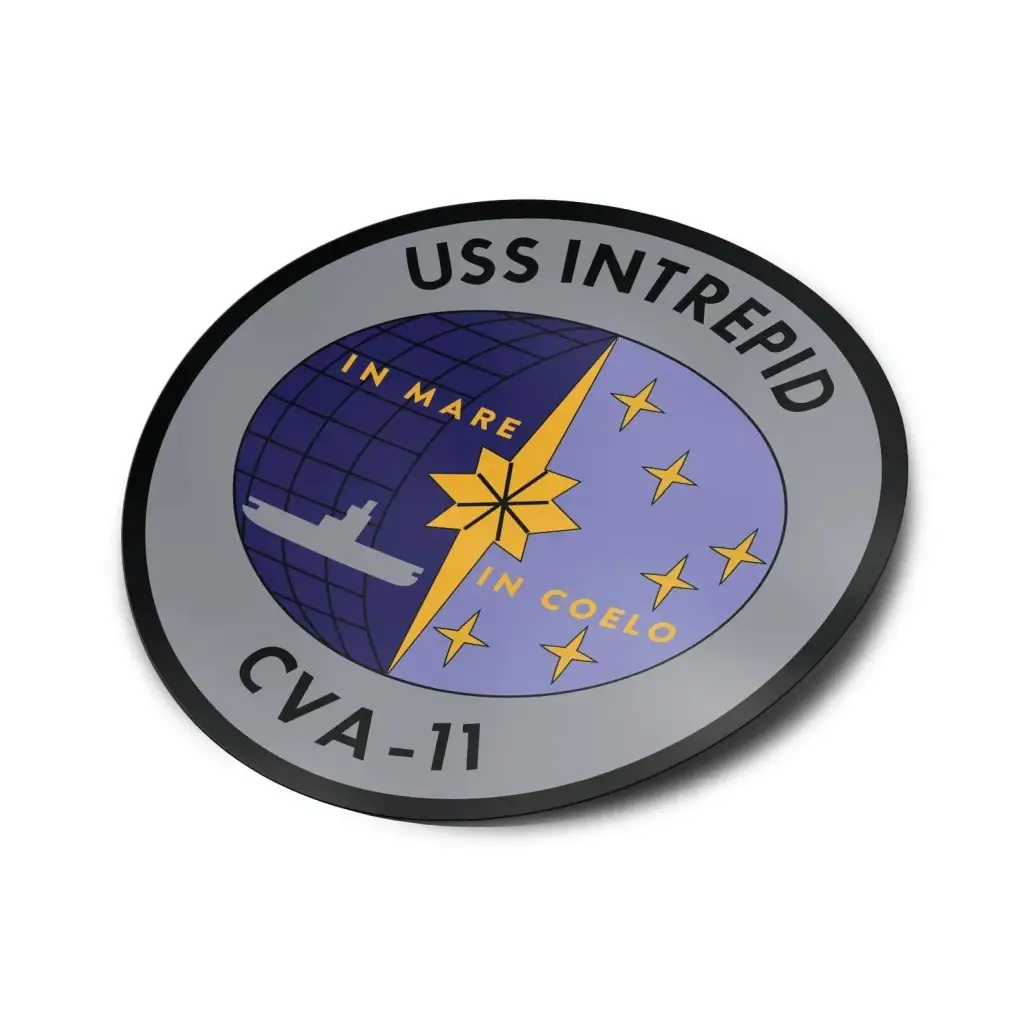 USS Intrepid (CVA-11) Die-Cut Vinyl Sticker Decal Tactically Acquired   