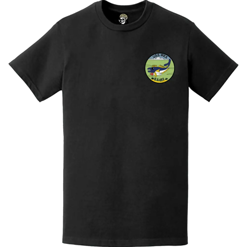 USS Irex (SS-482) Submarine Left Chest Logo Emblem T-Shirt