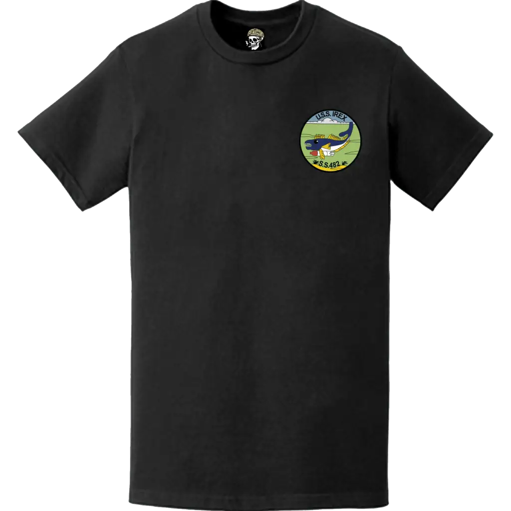 USS Irex (SS-482) Submarine Left Chest Logo Emblem T-Shirt Tactically Acquired   