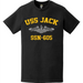 USS Jack (SSN-605) Submarine T-Shirt Tactically Acquired   