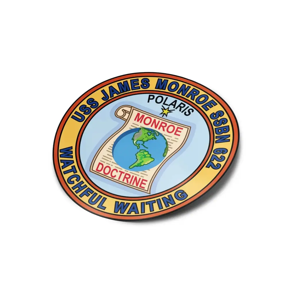 USS James Monroe (SSBN-622) Die-Cut Vinyl Sticker Decal Tactically Acquired   