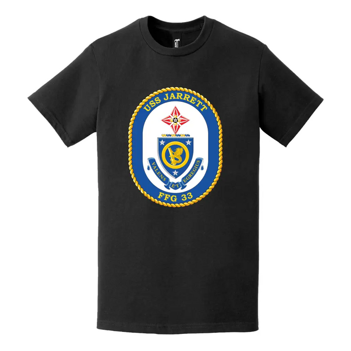USS Jarrett (FFG-33) Logo Emblem T-Shirt Tactically Acquired   