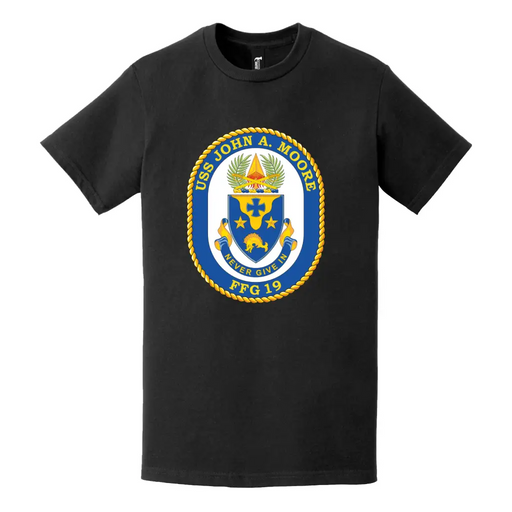 USS John A. Moore (FFG-19) Logo Emblem T-Shirt Tactically Acquired   