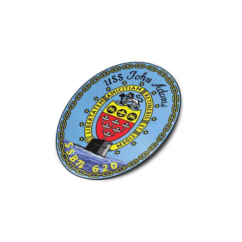USS John Adams (SSBN-620) Die-Cut Vinyl Sticker Decal