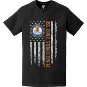 USS John C. Stennis (CVN-74) American Flag T-Shirt Tactically Acquired   