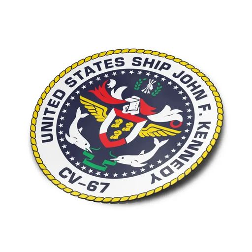 USS John F. Kennedy (CV-67) Die-Cut Vinyl Sticker Decal Tactically Acquired   