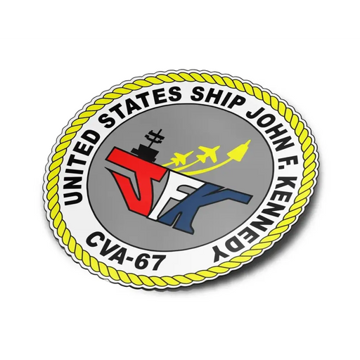 USS John F. Kennedy (CVA-67) Die-Cut Vinyl Sticker Decal Tactically Acquired   