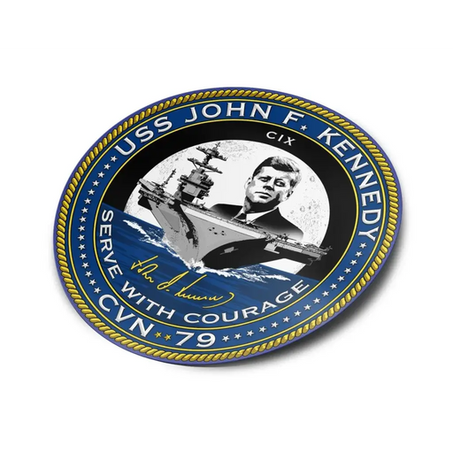 USS John F. Kennedy (CVN-79) Die-Cut Vinyl Sticker Decal Tactically Acquired   