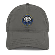 USS John F. Kennedy Jr. (CVN-79) Embroidered Distressed Dad Hat Tactically Acquired Charcoal Grey  