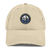 USS John F. Kennedy Jr. (CVN-79) Embroidered Distressed Dad Hat Tactically Acquired Khaki  