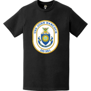 USS John Hancock (DD-981) Ship's Crest Logo T-Shirt Tactically Acquired   