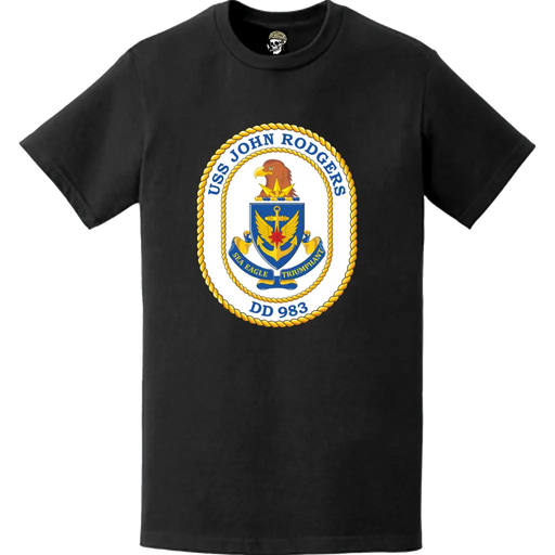 USS John Rodgers (DD-983) Ship's Crest Logo T-Shirt Tactically Acquired   