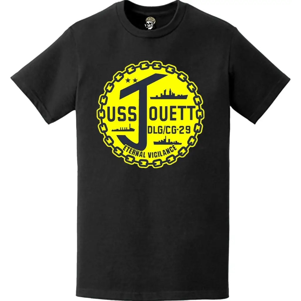 USS Jouett (CG-29) Ship's Crest Logo T-Shirt Tactically Acquired   