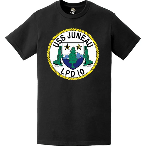 USS Juneau (LPD-10) Ship's Crest Emblem T-Shirt Tactically Acquired   