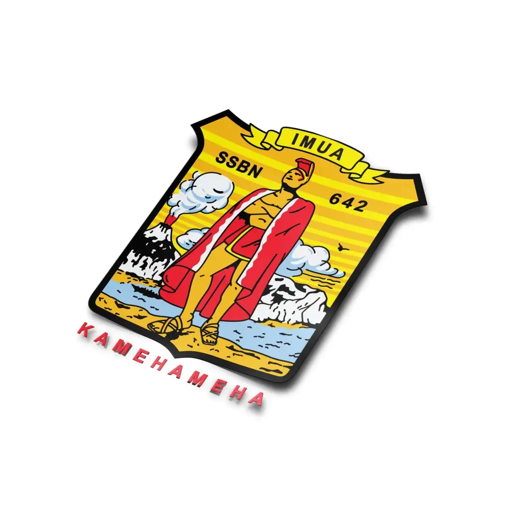 USS Kamehameha (SSBN-642) Die-Cut Vinyl Sticker Decal Tactically Acquired   