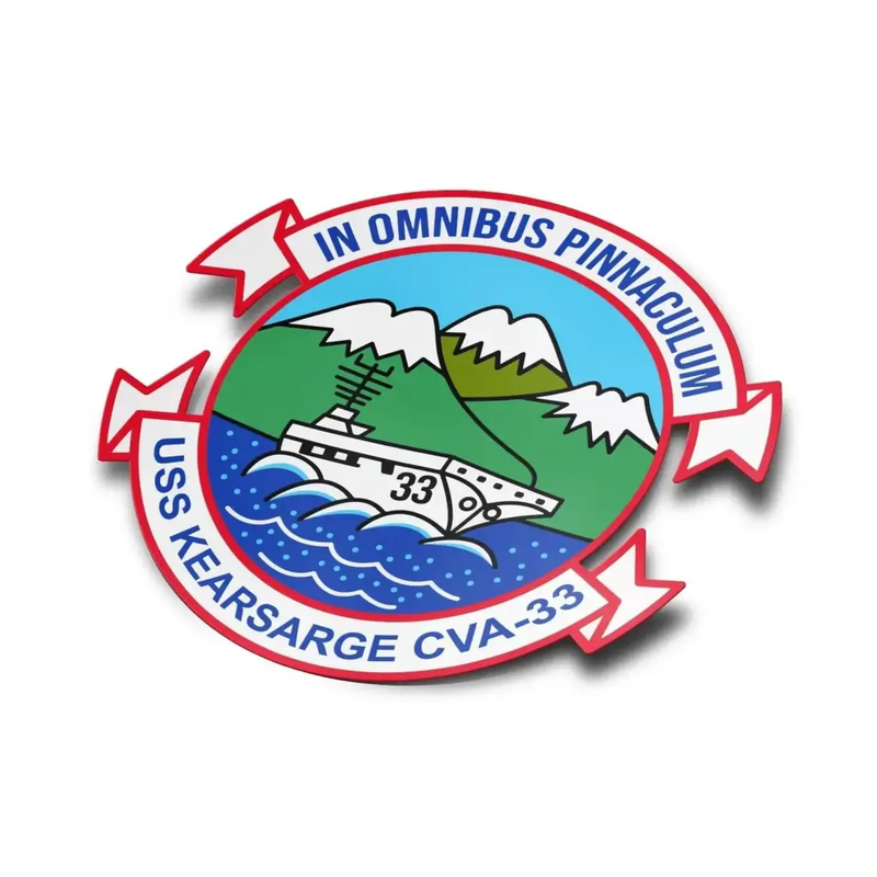 USS Kearsarge (CVA-33) Die-Cut Vinyl Sticker Decal