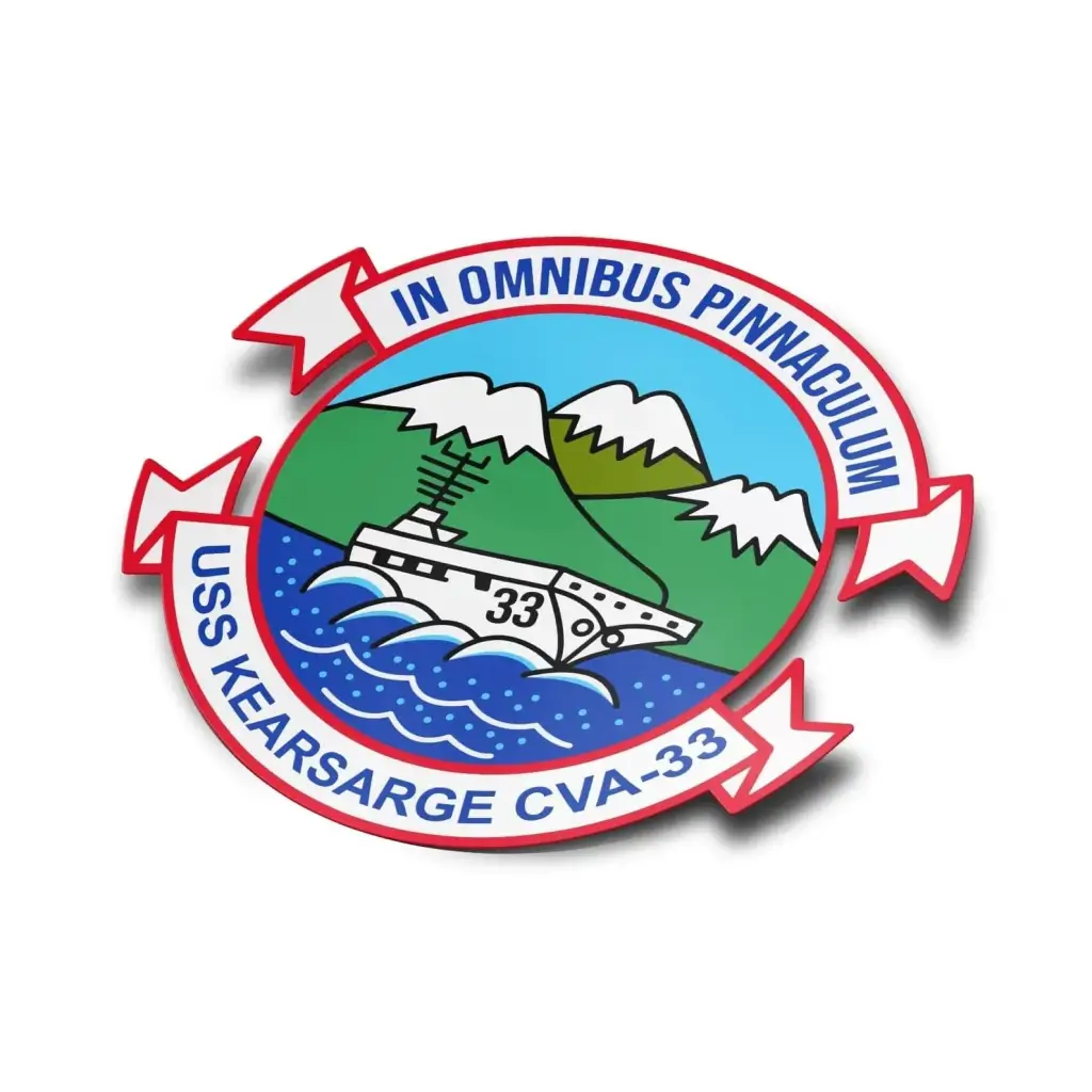 USS Kearsarge (CVA-33) Die-Cut Vinyl Sticker Decal Tactically Acquired   