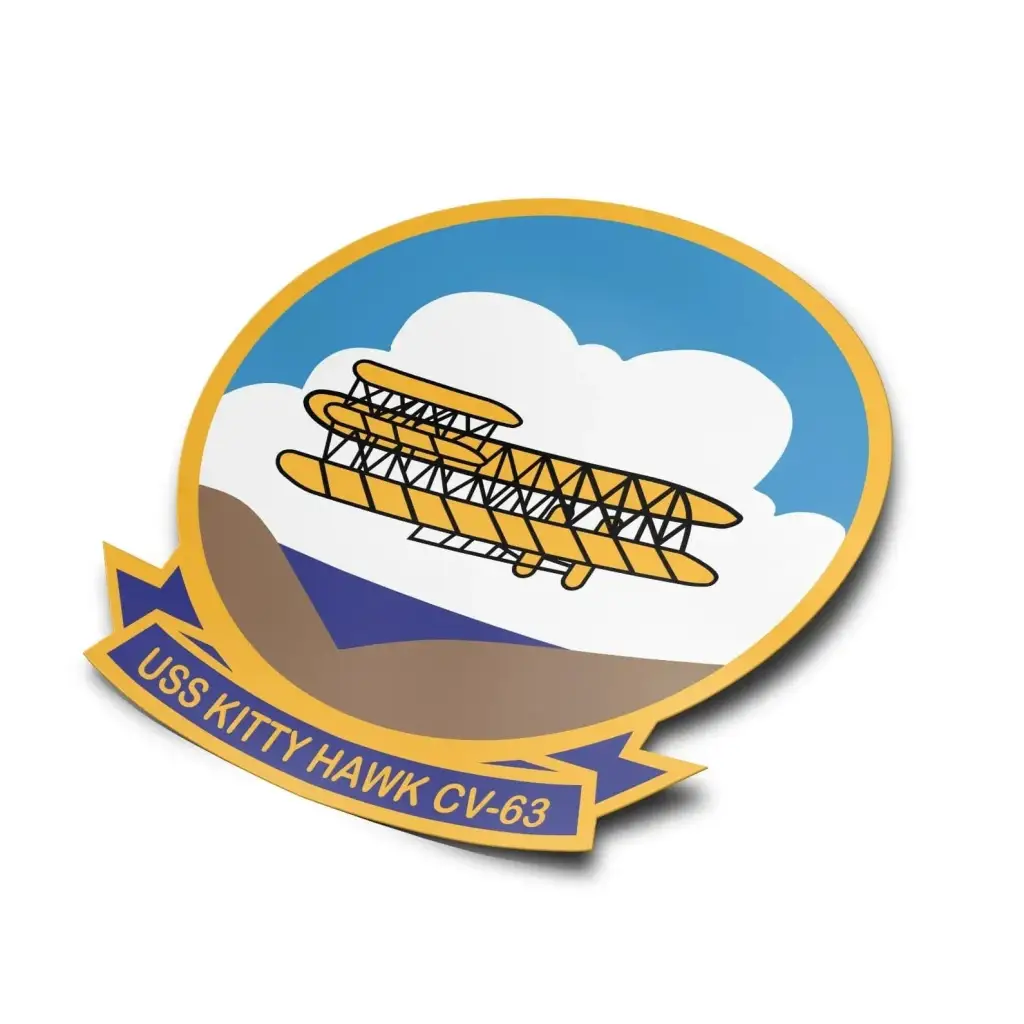 USS Kitty Hawk (CV-63) Die-Cut Vinyl Sticker Decal Tactically Acquired   