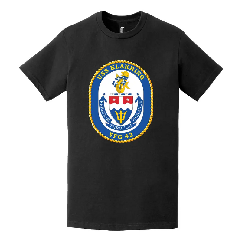 USS Klakring (FFG-42) Logo Emblem T-Shirt