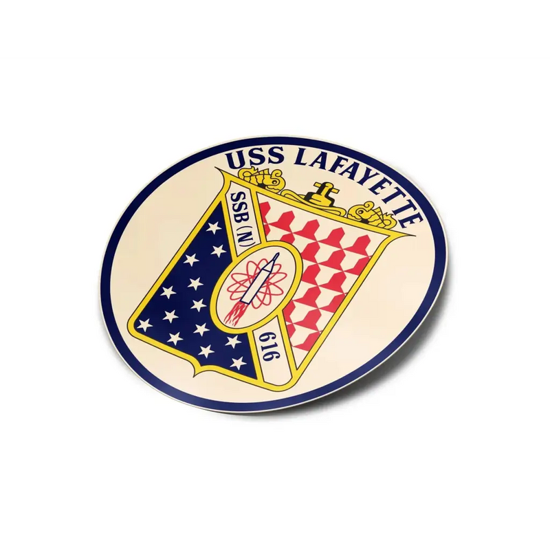 USS Lafayette (SSBN-616) Die-Cut Vinyl Sticker Decal