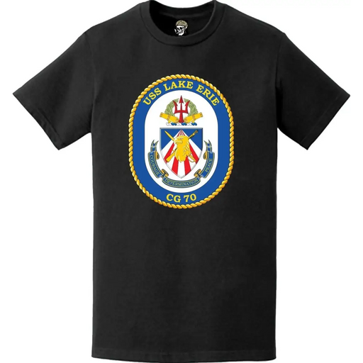 USS Lake Erie (CG-70) Ship's Crest Logo T-Shirt Tactically Acquired   