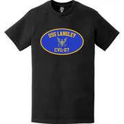 USS Langley (CVL-27) Aircraft Carrier T-Shirt Tactically Acquired   