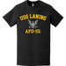 USS Laning (APD-55) T-Shirt Tactically Acquired   