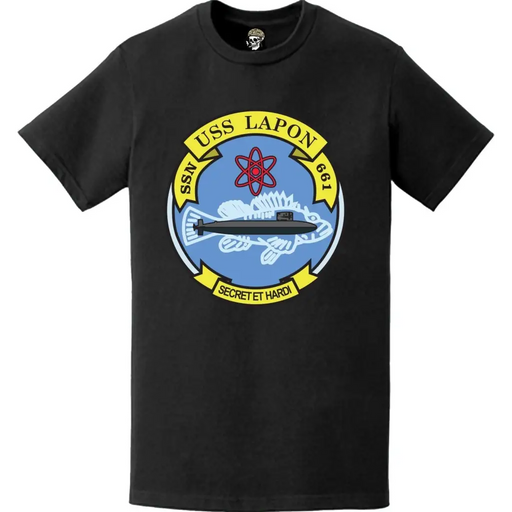 USS Lapon (SSN-661) Submarine Logo T-Shirt Tactically Acquired   