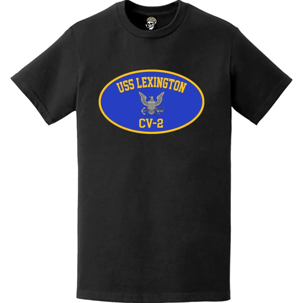 USS Lexington (CV-2) Aircraft Carrier T-Shirt Tactically Acquired   