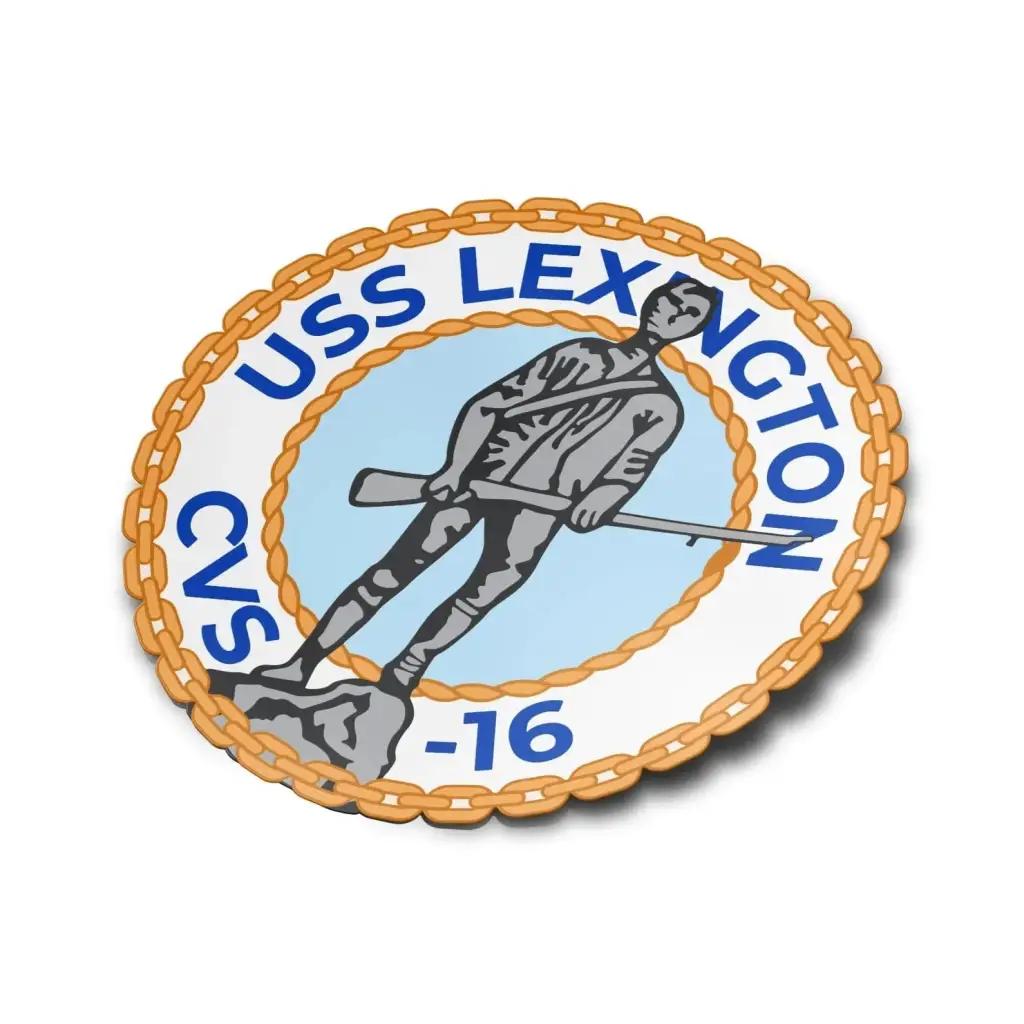 USS Lexington (CVS-16) Die-Cut Vinyl Sticker Decal Tactically Acquired   