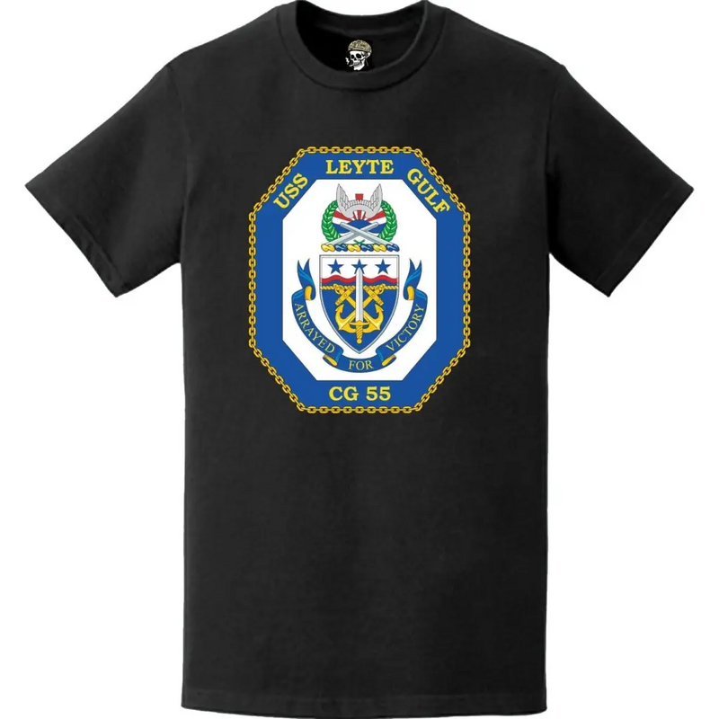 USS Leyte Gulf (CG-55) Ship's Crest Logo T-Shirt