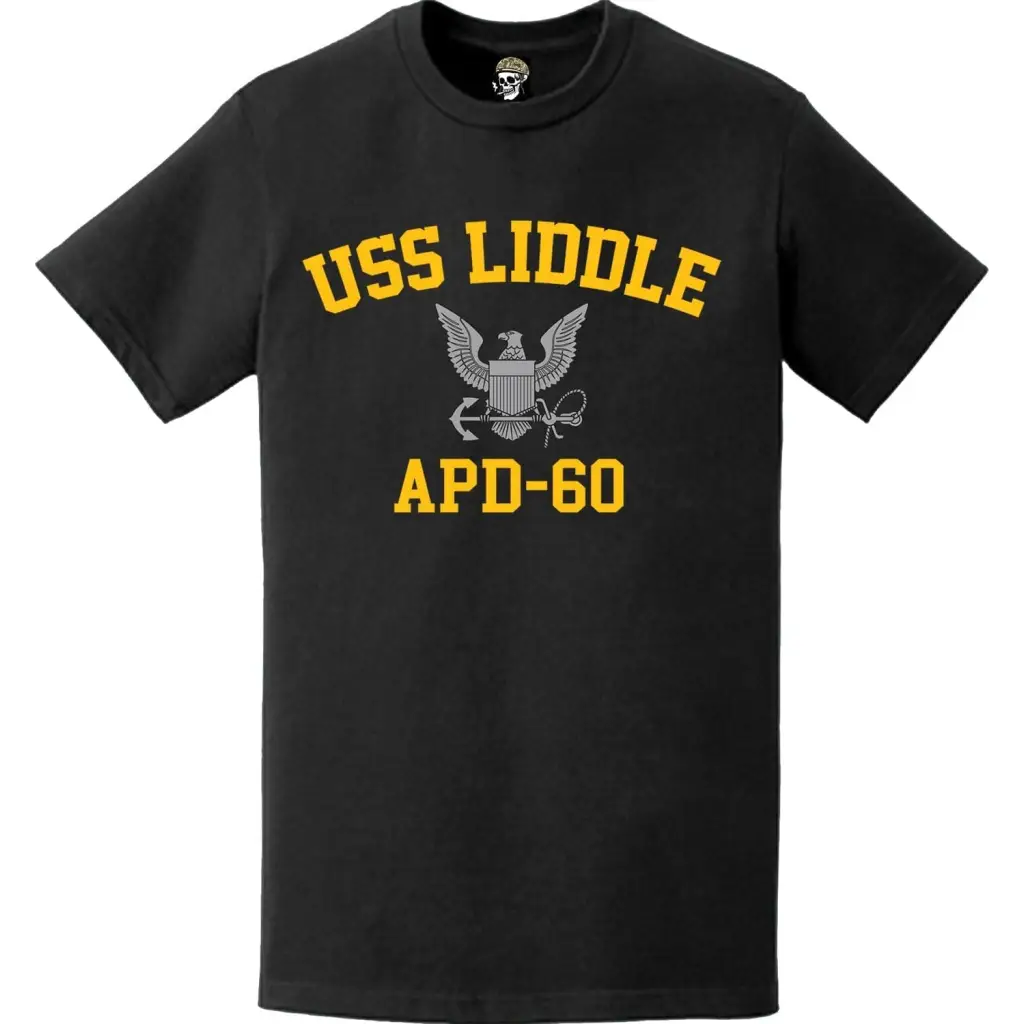 USS Liddle (APD-60) T-Shirt Tactically Acquired   