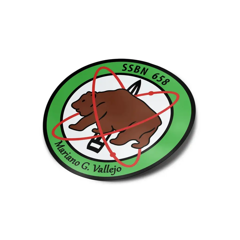 USS Mariano G. Vallejo (SSBN-658) Die-Cut Vinyl Sticker Decal