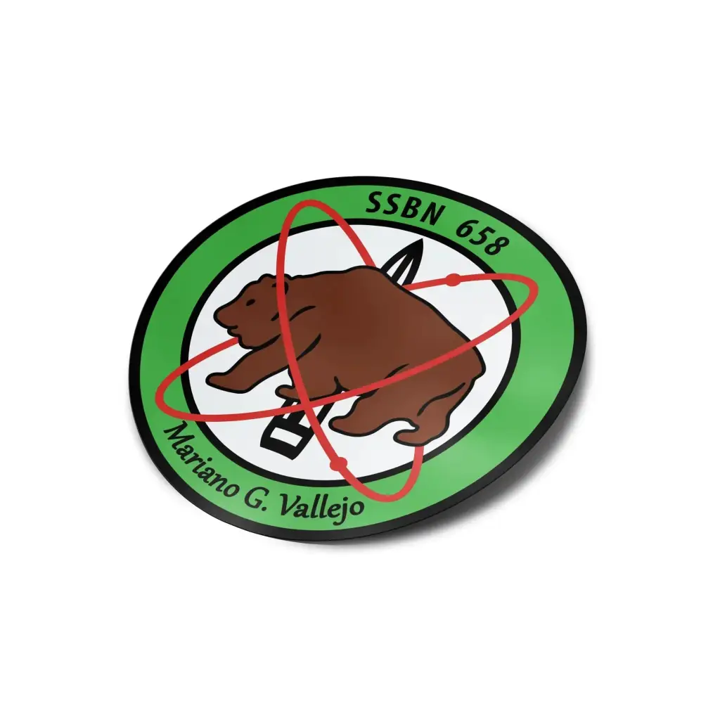 USS Mariano G. Vallejo (SSBN-658) Die-Cut Vinyl Sticker Decal Tactically Acquired   