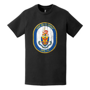 USS McClusky (FFG-41) Logo Emblem Distressed T-Shirt Tactically Acquired   