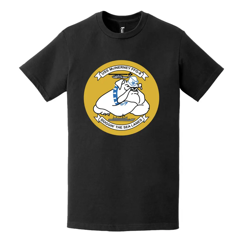 USS McInerney (FFG-8) Logo Emblem T-Shirt