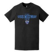 USS Midway (CV-41) Modern Logo Design T-Shirt Tactically Acquired   