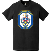 USS Mobile Bay (CG-53) Ship's Crest Logo T-Shirt Tactically Acquired   