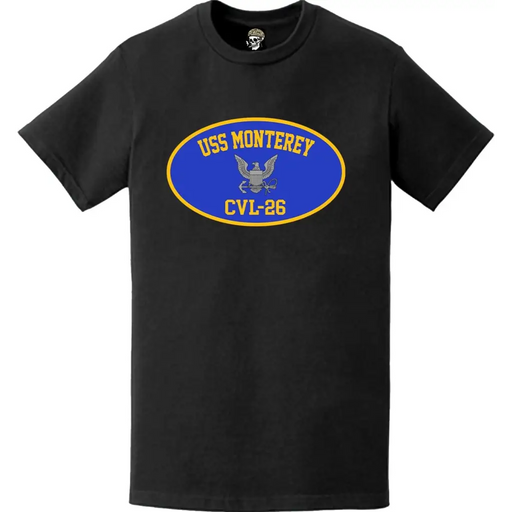 USS Monterey (CVL-26) Aircraft Carrier T-Shirt Tactically Acquired   