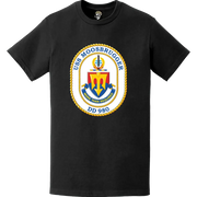 USS Moosbrugger (DD-980) Ship's Crest Logo T-Shirt Tactically Acquired   