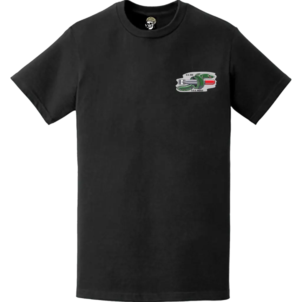 USS Moray (SS-300) Submarine Left Chest Logo Emblem T-Shirt Tactically Acquired   