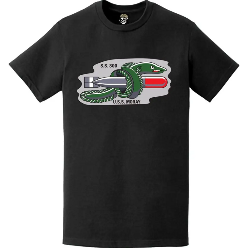 USS Moray (SS-300) Submarine Logo Emblem Crest T-Shirt