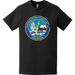USS Mount Whitney (LCC-20) Ship's Crest Distressed Emblem T-Shirt Tactically Acquired   