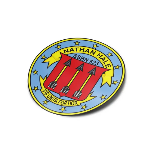USS Nathan Hale (SSBN-623) Die-Cut Vinyl Sticker Decal Tactically Acquired   