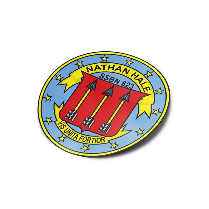 USS Nathan Hale (SSBN-623) Die-Cut Vinyl Sticker Decal Tactically Acquired   