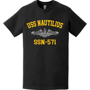 USS Nautilius (SSN-571) Submarine T-Shirt Tactically Acquired   