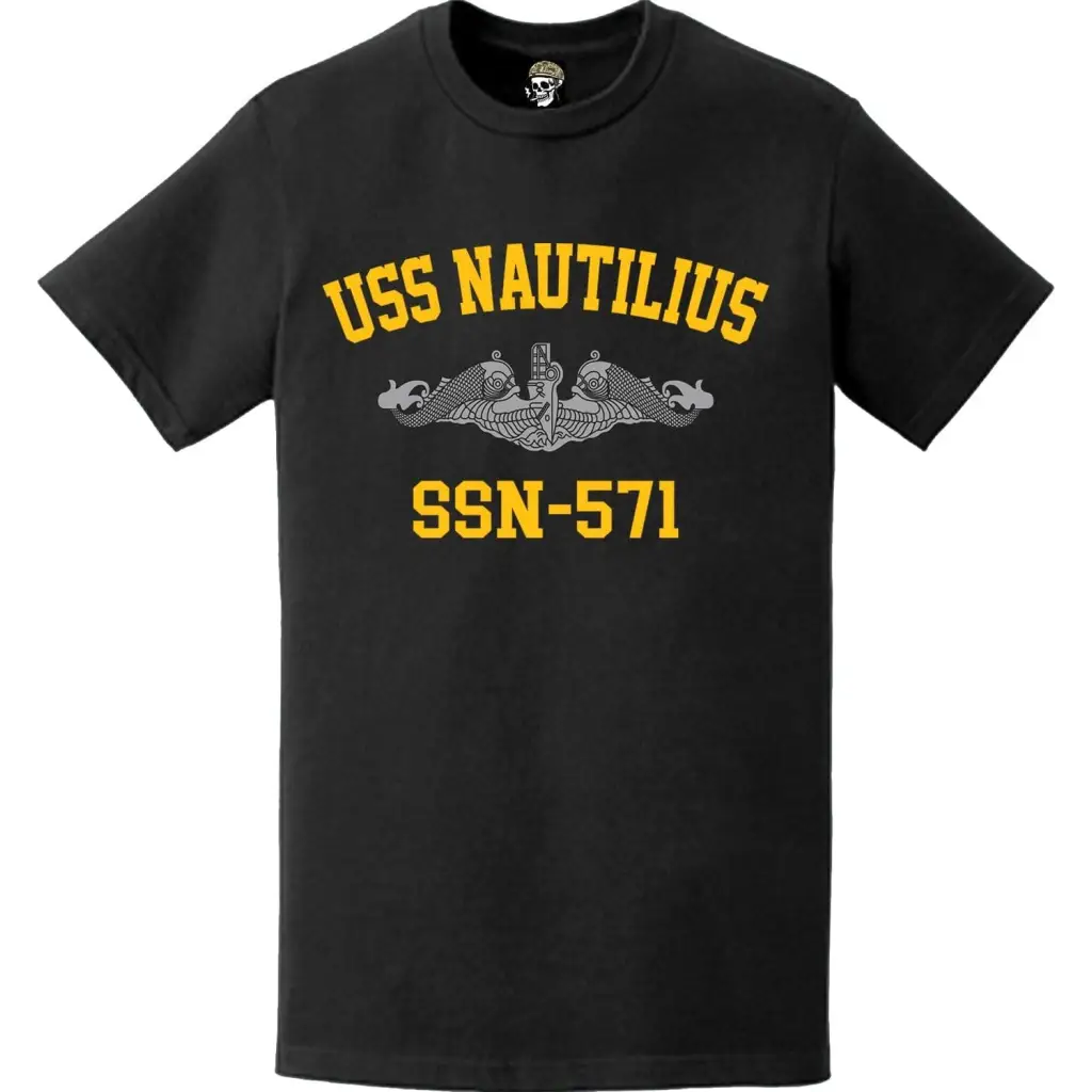 USS Nautilius (SSN-571) Submarine T-Shirt Tactically Acquired   