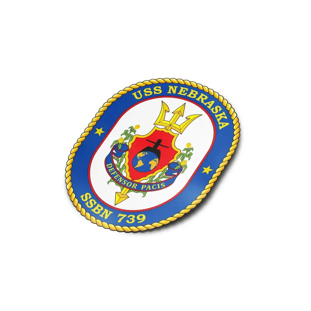 USS Nebraska (SSBN-641) Die-Cut Vinyl Sticker Decal Tactically Acquired   