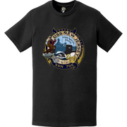 Distressed USS New Jersey (SSN-796) Submarine Logo T-Shirt Tactically Acquired   