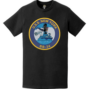 USS New York (BB-34) Battleship Logo Emblem T-Shirt Tactically Acquired   